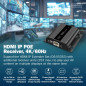 DIGITUS Récepteur prolongateur HDMI PoE IP pour DS-55353 – UHD 4k 60 Hz – HDMI 2.0 – portée jusqu'à 120 m – unité réceptrice – p DIGITUS Récepteur prolongateur HDMI PoE IP pour DS-55353 – UHD 4k 60 Hz – HDMI 2.0 – portée jusqu'à 120 m – unité réceptrice – p