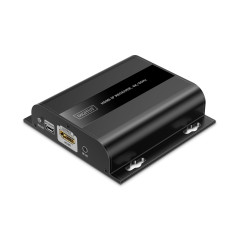 DIGITUS Récepteur prolongateur HDMI IP pour DS-55351 – UHD 4k 60 Hz – HDMI 2.0 – portée jusqu'à 200 m – unité réceptrice – point
