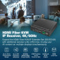 DIGITUS HDMI Fiber KVM IP Extender Récepteur pour DS-55348 – UHD 4k 60Hz – HDMI 2.0 – Portée MM 300 m et SM 40 km – 2x USB pour DIGITUS HDMI Fiber KVM IP Extender Récepteur pour DS-55348 – UHD 4k 60Hz – HDMI 2.0 – Portée MM 300 m et SM 40 km – 2x USB pour