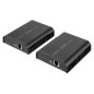 DIGITUS Kit prolongateur IP HDMI KVM – UHD 4k 60 Hz – portée 40 m – HDMI 2.0 – émetteur et récepteur – jusqu'à 253 récepteurs – DIGITUS Kit prolongateur IP HDMI KVM – UHD 4k 60 Hz – portée 40 m – HDMI 2.0 – émetteur et récepteur – jusqu'à 253 récepteurs –