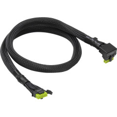 ASRock Câble d'alimentation 12 V-2 x 6 600 W | Conforme ATX 3.1 et PCIe 5.1 | Connecteur GPU en Forme de L | Bornes HCS 16 AWG |