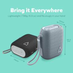 CREATIVE MUVO Flex Enceinte Bluetooth 5.3 Portable sans Fil, 10 Heures d’autonomie, résistante à l'eau et à la poussière IPX7 Ba