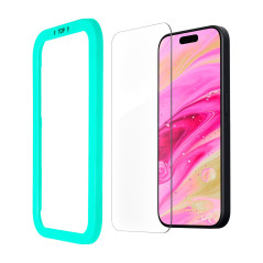 LAUT - Protecteur d'écran Prime Glass compatible avec iPhone 16 Pro transparent