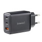 Intenso W65ACC GaN Schwarz Chargeur USB 65 W 1x USB-A, 2X USB-C® Noir intérieure GaN, USB Power Delivery (USB-PD) Intenso W65ACC GaN Schwarz Chargeur USB 65 W 1x USB-A, 2X USB-C® Noir intérieure GaN, USB Power Delivery (USB-PD)