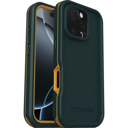 Otterbox Coque Frē Series MagSafe pour iPhone 16 Pro, étanche (IP68), résistant aux Chocs, avec Protecteur d'écran intégré, supp