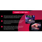 CHERRY XTRFY GP6, Tapis De Souris Gaming en Tissu (460 x 400 x 4 mm), pour Plus De Précision, Surface Ultra-Lisse, Base en Caout CHERRY XTRFY GP6, Tapis De Souris Gaming en Tissu (460 x 400 x 4 mm), pour Plus De Précision, Surface Ultra-Lisse, Base en Caout
