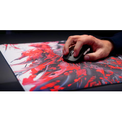 CHERRY XTRFY GP6, Tapis De Souris Gaming en Tissu (460 x 400 x 4 mm), pour Plus De Précision, Surface Ultra-Lisse, Base en Caout
