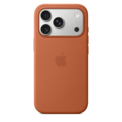 Apple Coque en Silicone avec MagSafe pour iPhone 17 Pro – Terracotta ​​​​​​​