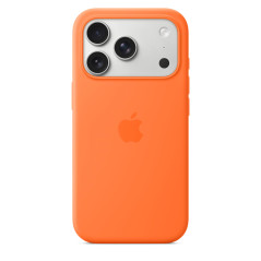 Apple Coque en Silicone avec MagSafe pour iPhone 17 Pro – Orange ​​​​​​​