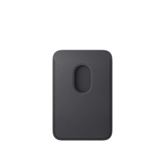Apple Porte‑Cartes en Tissage Fin pour iPhone avec MagSafe – Noir 