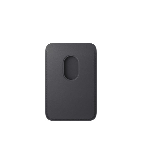 Apple Porte‑Cartes en Tissage Fin pour iPhone avec MagSafe – Noir 
