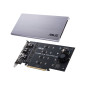 ASUS Hyper M.2 X16 V2 Carte d'interface 90MC06P0-M0EAY0 ASUS Hyper M.2 X16 V2 Carte d'interface 90MC06P0-M0EAY0
