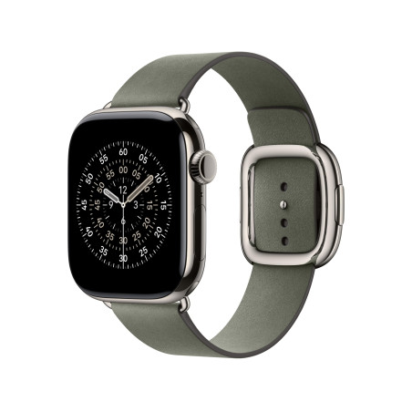 Apple Watch Band - Bracelet Boucle moderne - 42 mm - Gris sauge - Medium