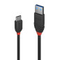 cble USB 3.1 Type C/A, Black Line, 0.15M