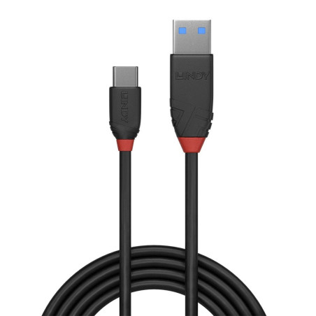cble USB 3.1 Type C/A, Black Line, 0.15M