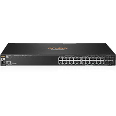 HP Aruba 2530-24G Commutateur 24 Ports Gérable 2 Couches Prise en charge Modulaire Fibre Optique Paire Torsadée 1U Haut Montable