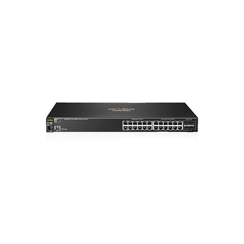 HP Aruba 2530-24G Commutateur 24 Ports Gérable 2 Couches Prise en charge Modulaire Fibre Optique Paire Torsadée 1U Haut Montable