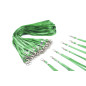 IBOO 100 Tours de Cou Vert à Fermoir Métallique - Cordon de cou pour Porte Badge Carte d'identification IBOO 100 Tours de Cou Vert à Fermoir Métallique - Cordon de cou pour Porte Badge Carte d'identification