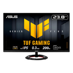 ASUS TUF Gaming Series 5 - VG249Q5R Gaming Moniteur – 23,8 Pouces, Full HD (1920 x 1080), 200 Hz, Fast IPS, 0,3 ms, Haut-Parleur