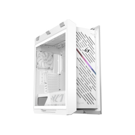 ASUS ROG Strix Helios II White Edition – Boîtier Gaming EATX (Panneaux latéraux en Verre trempé Double, Prend en Charge Les Cart