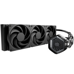 Cooler Master MasterLiquid 360 Atmos Stealth Watercooler CPU - Kit Watercooling AIO (TDP 300W), Pompe à Double Chambre, Ventilat