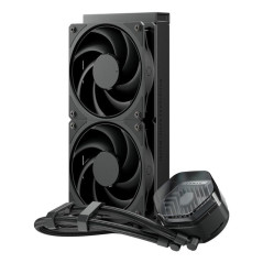 Cooler Master MasterLiquid 360 Atmos Stealth Watercooler CPU - Kit Watercooling AIO (TDP 300W), Pompe à Double Chambre, Ventilat