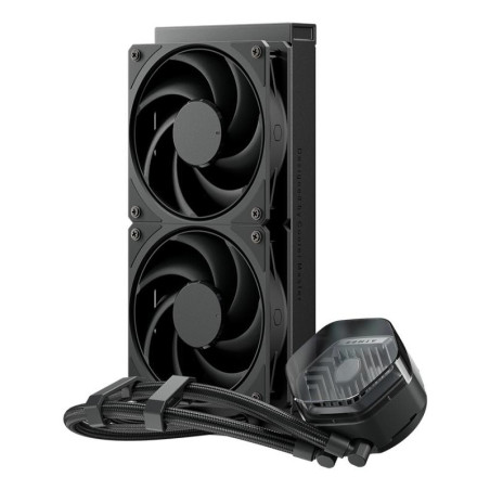 Cooler Master MasterLiquid 360 Atmos Stealth Watercooler CPU - Kit Watercooling AIO (TDP 300W), Pompe à Double Chambre, Ventilat
