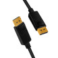 LogiLink Câble de connexion DisplayPort 1.4, 4 K/120 Hz pour une qualité Full HD et 3D avec une meilleure transmission sonore, 3 LogiLink Câble de connexion DisplayPort 1.4, 4 K/120 Hz pour une qualité Full HD et 3D avec une meilleure transmission sonore, 3