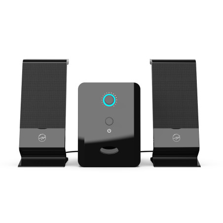 Mobility Lab – ML314006 – Enceinte PC 2.1 Multimédia – Son Riche, Basses puissantes, Bouton de Volume intégré, Connexion Filaire