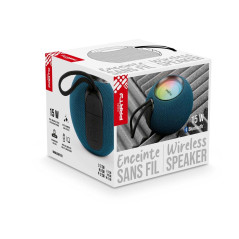 Bigben Enceinte Bluetooth 5.3 Lumineuse 15W, Portable, Effets Lumineux RVB, TWS Stéréo, Lecteur USB/Micro SD, Batterie Rechargea