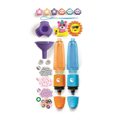 Clementoni Idea - Create Your Highlighters : Crazy Summer, Laboratoire des surligneurs personnalisés, Kit créatif pour Enfants 6