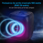 MEDION S61991 Enceinte Bluetooth puissante (Portables, avec Microphone, USB & AUX-in, Effet Lumineux, Enceinte connectée idéale MEDION S61991 Enceinte Bluetooth puissante (Portables, avec Microphone, USB & AUX-in, Effet Lumineux, Enceinte connectée idéale