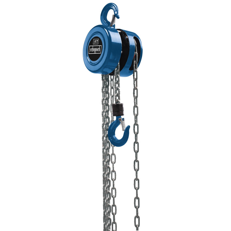 Scheppach Palan à Chaîne CB01 | Capacité de charge 1000 Kg | Hauteur de levage 3000 mm | Crochet de levage avec sécurité | Longu Scheppach Palan à Chaîne CB01 | Capacité de charge 1000 Kg | Hauteur de levage 3000 mm | Crochet de levage avec sécurité | Longu