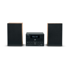 Thomson Micro Chaine Bluetooth Radio CD MP3 Noire/Bois Version Dab+