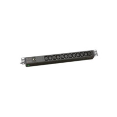 EFB Elektronik EK631CC.1 unité de Distribution d'énergie 12 Sortie(s) CA 1U Noir