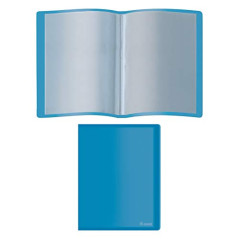 DOHE - Porte-vues PP de 10 pochettes PP (80 mic) Souple Bleu