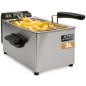 Grunkel Friteuse à huile FRYPRO-3SS avec 2000 W et cuve en acier inoxydable avec technologie de zone froide, capacité de 3 litre Grunkel Friteuse à huile FRYPRO-3SS avec 2000 W et cuve en acier inoxydable avec technologie de zone froide, capacité de 3 litre