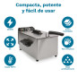 Grunkel Friteuse à huile FRYPRO-3SS avec 2000 W et cuve en acier inoxydable avec technologie de zone froide, capacité de 3 litre Grunkel Friteuse à huile FRYPRO-3SS avec 2000 W et cuve en acier inoxydable avec technologie de zone froide, capacité de 3 litre