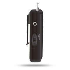Energy Sistem Pocket Radio - Radio Portable Am/FM à Piles avec Sortie Mini Jack et indicateur visuel de syntonisation