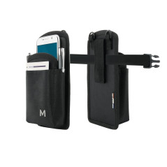 Mobilis Holster Étui pour tablette 6-7 pouces avec ceinture - Dimensions maximales de la tablette : 17,5 x 8,5 x 2,5 cm - Noir