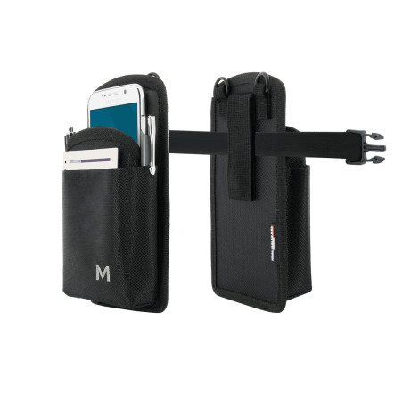 Mobilis Holster Étui pour tablette 6-7 pouces avec ceinture - Dimensions maximales de la tablette : 17,5 x 8,5 x 2,5 cm - Noir