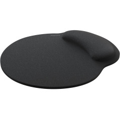 Speedlink VELLU Memory Foam - Tapis de Souris Ergonomique avec Repose Poignet en Mousse à Mémoire de Forme, Coussinet de Poignet