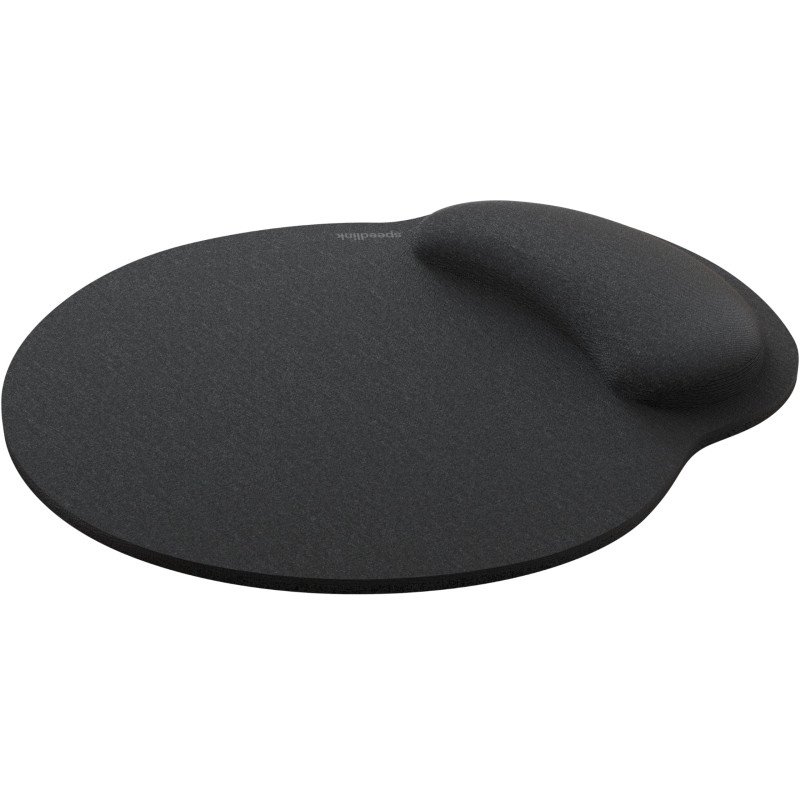 Speedlink VELLU Memory Foam - Tapis de Souris Ergonomique avec Repose Poignet en Mousse à Mémoire de Forme, Coussinet de Poignet