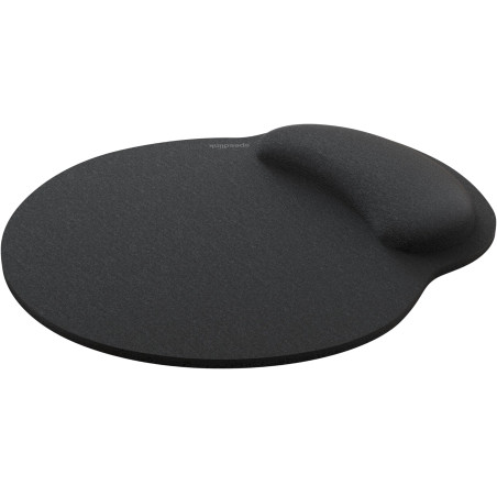 Speedlink VELLU Memory Foam - Tapis de Souris Ergonomique avec Repose Poignet en Mousse à Mémoire de Forme, Coussinet de Poignet