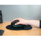 Speedlink VELLU Memory Foam - Tapis de Souris Ergonomique avec Repose Poignet en Mousse à Mémoire de Forme, Coussinet de Poignet