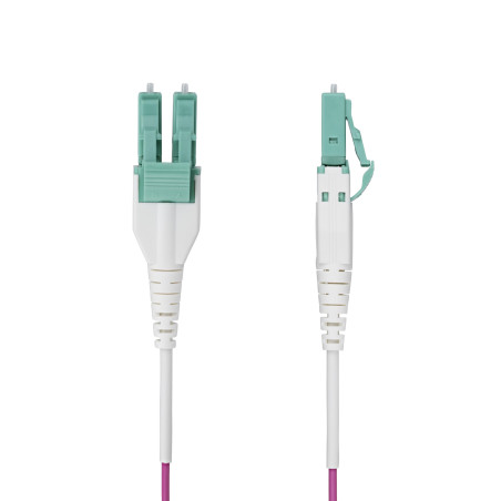 StarTech.com Câble Fibre Optique Multimode OM4 LC vers LC (UPC) de 2m, 50/125µm, 40G/100G, Fibre Optique Uniboot, OFNR Riser