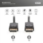 DIGITUS Câble DisplayPort - UHD 4K/60 Hz - 2m - avec Verrouillage - HBR 2 - Compatible avec Les moniteurs et Les Cartes Graphiqu DIGITUS Câble DisplayPort - UHD 4K/60 Hz - 2m - avec Verrouillage - HBR 2 - Compatible avec Les moniteurs et Les Cartes Graphiqu