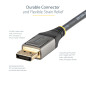 StarTech.com Câble DisplayPort 1.4 de 30cm - 8K60Hz HDR10 - Vidéo Ultra HD 4K120Hz - Cordon DP 1.4 - Câble DP vers DP - M/M StarTech.com Câble DisplayPort 1.4 de 30cm - 8K60Hz HDR10 - Vidéo Ultra HD 4K120Hz - Cordon DP 1.4 - Câble DP vers DP - M/M