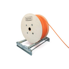 DIGITUS Dérouleur de câble - Dérouleur de câble pour câbles de réseau - capacité de Charge 150 kg - Largeur Max. de Rouleau 540