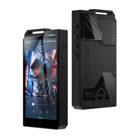 HiBy Lecteur MP3 Android R4 avec Bluetooth et WiFi intégré 4dac android12 Compatible avec la Lecture DSD PCM MQA avec Boule de 4